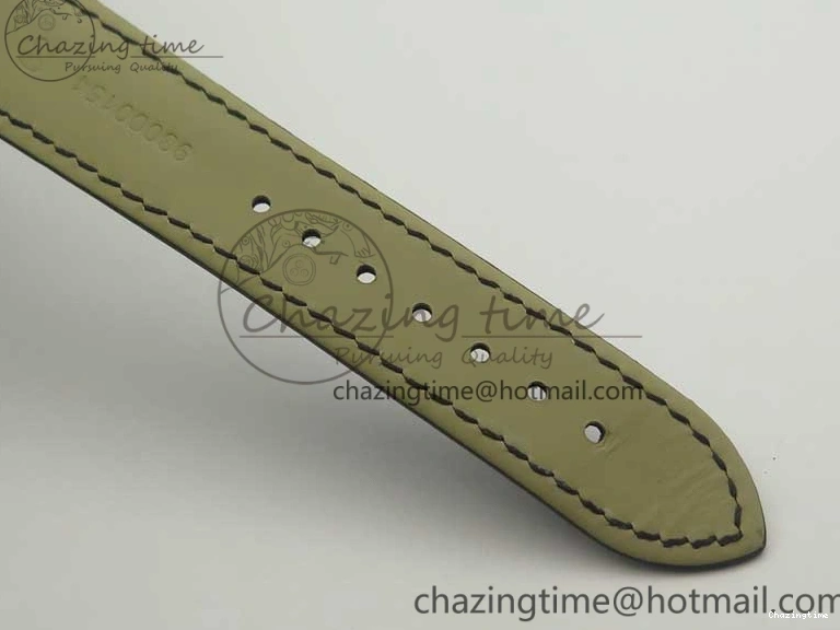 0325 De Ville Prestige Small Second TWF 1:1 Best Edition Black Dial on Black Leather Strap MIYOTA Resilient 8037